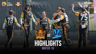 Match 16 Highlights New York Warriors vs Texas Chargers  US Masters T10 2023 [upl. by Lynde]