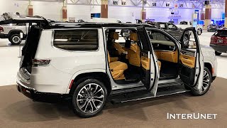 New Grand Wagoneer 2022 Jeep Largest 3row Seating Capacity AWD SUV [upl. by Shaefer390]