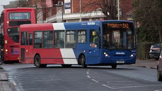 Metroline Bus Route 242DEL848LK08DVZ Potters Bar  Waltham Cross [upl. by Hardej]