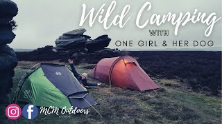 Wild Camping near Weird Rock Formations with Cat from One Girl amp Her Dog in Misty amp Windy Weather [upl. by Claudette]