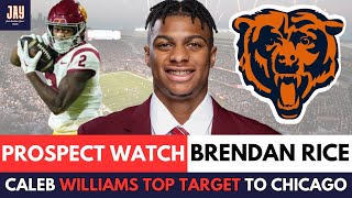 Brendan Rice  Caleb Williams for Bears New Duo in 24 NFL Draft Prospects [upl. by Nidnarb]