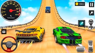 Crazy Car Stunts Racing Ramp Car Racing  Car Racing 3D Android Gameplay game [upl. by Nilrak417]