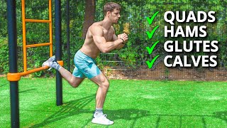 The Perfect Calisthenics LEGS Workout for Beginners amp Advanced [upl. by Llerdnek485]