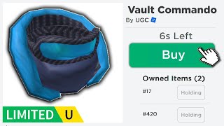 Buying the Vault Commando Limited in Roblox Should you Buy [upl. by Marras]