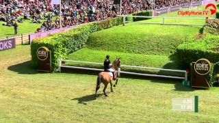 Deutsches Spring und Dressur Derby 2015  Janne Meyer mit Cellagon Anna [upl. by Aikehs918]