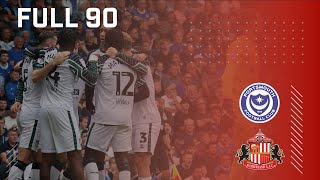 Full 90  Portsmouth FC v Sunderland AFC [upl. by Coulter468]