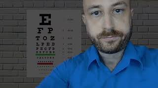 Eye Exam Optometrist ASMR [upl. by Esmerelda]