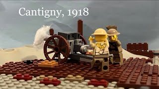 The Battle of Cantigny Lego Stop Motion [upl. by Eimyaj]