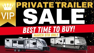 VIP Private Trailer Sale  Owasco RV [upl. by Allare]