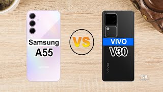 📱 SAMSUNG A55 VS VIVO V30 ⚡ Full Comparison ⚡ Which one [upl. by Reppiks]