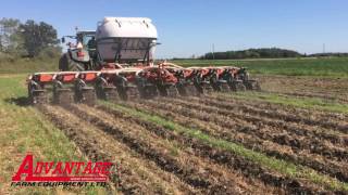 Kuhn Zone Tillage Striptill demo with dry fertilizer [upl. by Siekram52]