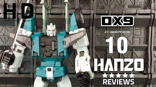 DX9 Toys D10 Hanzo Transformers Masterpiece Sixshot review [upl. by Ludvig]