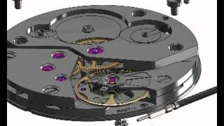 ETA 64971 Watch Movement disassembly [upl. by Itagaki592]