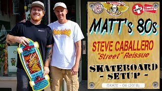 Matts 80s Powell Peralta Steve Caballero Reissue Skateboard Setup 2018 iSkate  06 [upl. by Droffig221]