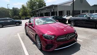 2023 Mercedes Benz E450 Cabriolet review for Milton [upl. by Iadahs808]