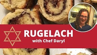 How to make rugelach  Jewish recipes  Chef Daryl [upl. by Eilitan]