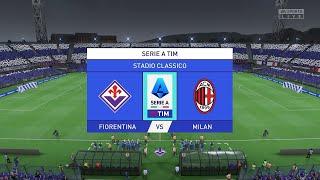 Fiorentina vs AC Milan 06102024 Serie A EA FC 24 [upl. by Yelsew]