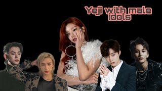 ITZY yejis REAL moments with male idols [upl. by Leira158]