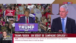 Trump est quotun dangerquot prévient le général Michel Yakovleff invité de Darius Rochebin [upl. by Jarrett]