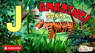 The AMAZING J 2024  Kids Education SONG ‪LittlebeatsTV‬ alphabet kidsvideo kids subscribe [upl. by Philippe134]