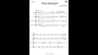 quotWinter wonderlandquot Wood Wind Quartet FluteOboeClarinetBass Clarinetウィンターワンダーランド 木管４重奏 [upl. by Xuagram841]