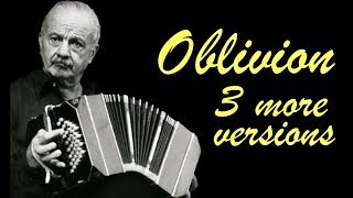 Oblivion Piazzolla  3 versions Kremer Violin Chinese Liugin Czech String Quartet [upl. by Melisande]