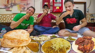 Ultimate PAKISTANI STREET FOOD Tour in Dubai 16 Hours Eating Biryani  BalloonSized Puris [upl. by Ttocs]