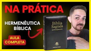 AULA DE HERMENÊUTICA veja na prática como entender a bíblia com profundidade  Curso IBD [upl. by Ileek878]