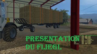 PRESENTATION DE MODS Le plateau Fliegl [upl. by Ahsilla]