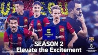 efootball2024  FCBarcelona vs arsenal Partido amistoso  spotifycampnou [upl. by Nueoras]