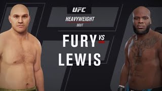 Tyson Fury vs Derek Lewis Ufc [upl. by Eiramesor141]