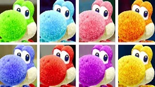 Yoshis Crafted World  All Yoshis [upl. by Pyotr]