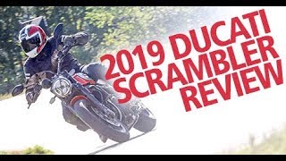 2019 Ducati Scrambler road test review [upl. by Nnyleitak546]