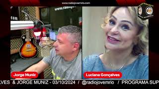 A HORA DA LU NO SUPER TARDE JOVEM RIO 03102023 radiojovemriooficial radiojovemrio [upl. by Anirda]