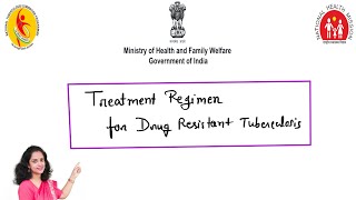 Treatment Regimen for Drug Resistant Tuberculosis Tuberculosis ntep RNTCP TBTREATMENT [upl. by Jacy]