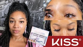 Falscara EyeLash Extension AT HOME  Kiss [upl. by Adia]