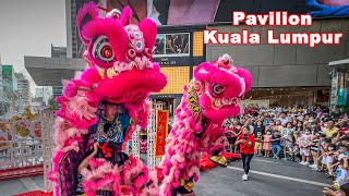 Auspicious High Pole Lion Dance  Pavilion Kuala Lumpur CNY 2024  Year of The Dragon [upl. by Avin851]