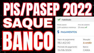 PISPASEP 2022 LIBERADO NO BANCO PARA SAQUE  FORMAS DE PAGAMENTOS DO ABONO SALARIAL CALENDÁRIO 2024 [upl. by Sapienza]