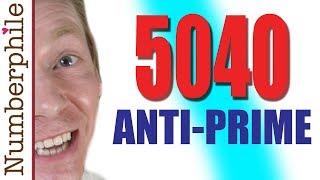 5040 and other AntiPrime Numbers  Numberphile [upl. by Nerred]