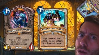 ¡PARCHES ANTIPARCHES Y PELEA DE BLOQUES DE HIELO  Hearthstone  Un Escuadrón de Primera 2017 [upl. by Furmark289]