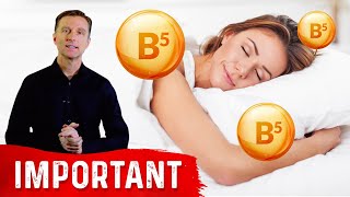 Vitamin B5 Adrenals amp Your Sleep [upl. by Sanburn332]