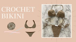 How To Crochet A Bikini Simple and Easy Walkthrough [upl. by Ahtnammas]