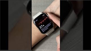 Ya puedes tomar un electrocardiograma EKG con tu AppleWatch 🫀🫀shorts shortvideo health [upl. by Ariella551]