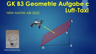 GK Prüfungsteil B3 Mathe Abi NRW 2022 vektorielle Geometrie Aufgabe c Wolkenkratzer [upl. by Ajit]