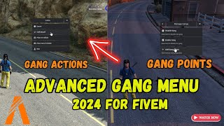 Advanced Gang Menu  Installation And Setup  Gang Action  Qbcore  FiveM  2024 [upl. by Lee]