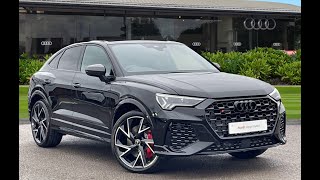 Approved Used Audi RS Q3 Sportback Vorsprung 400 PS S tronic  Crewe Audi [upl. by Nilok532]