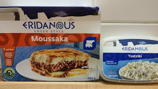 TUPLATESTI Eridanous Greek Style Moussaka ja Tzatziki [upl. by Wayne627]