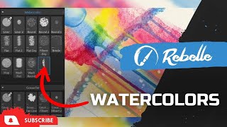 Rebelle 5 amp 6 Tutorials Watercolors [upl. by Hgeilhsa855]