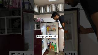 Fridge got no chill😵‍💫 sarcasm humour comedy funny fridge troll relatable [upl. by Tdnerb]