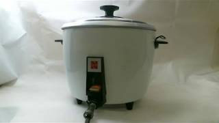 Vintage 1960s National Rice Cooker How to Cook Rice [upl. by Arocat]